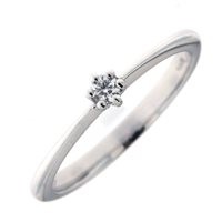 Anello Fanton Gioielli Donna SOLITARI in Oro bianco Diamante STS6PBROB - STS6PBROB